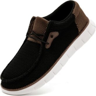 Mens Slip on Loafers Boat Shoes Non Slip Walking Sports Shoes Driving Shoes Casual Office Shoes Gym Lightweight able Shoes