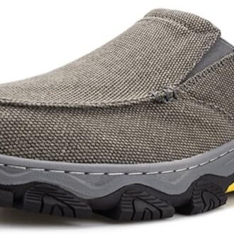 Mens Hands Free Slip in Loafers Walking Slip on Canvas Casual able Breathable Shoes
