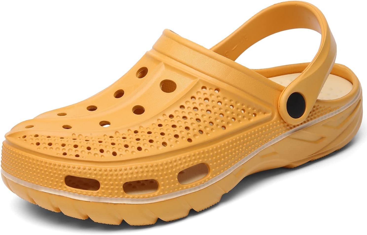 Men's and Women Arch Support Clogs Garden Shoes Slip-on Outdoor Beach Slippers with Removable Cushion Footbed - Image 2