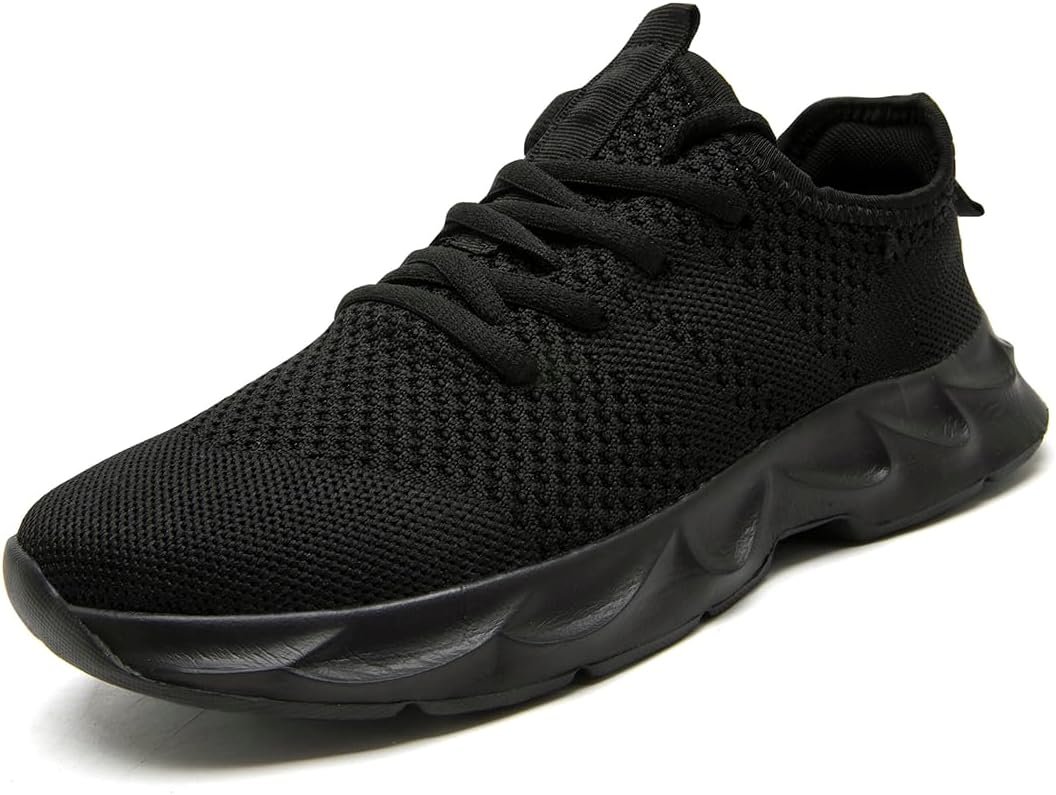 Men's Tennis Shoes Walking Lightweight Breathable Fashion Sneakers Non Slip Workout Gym Shoes for Running