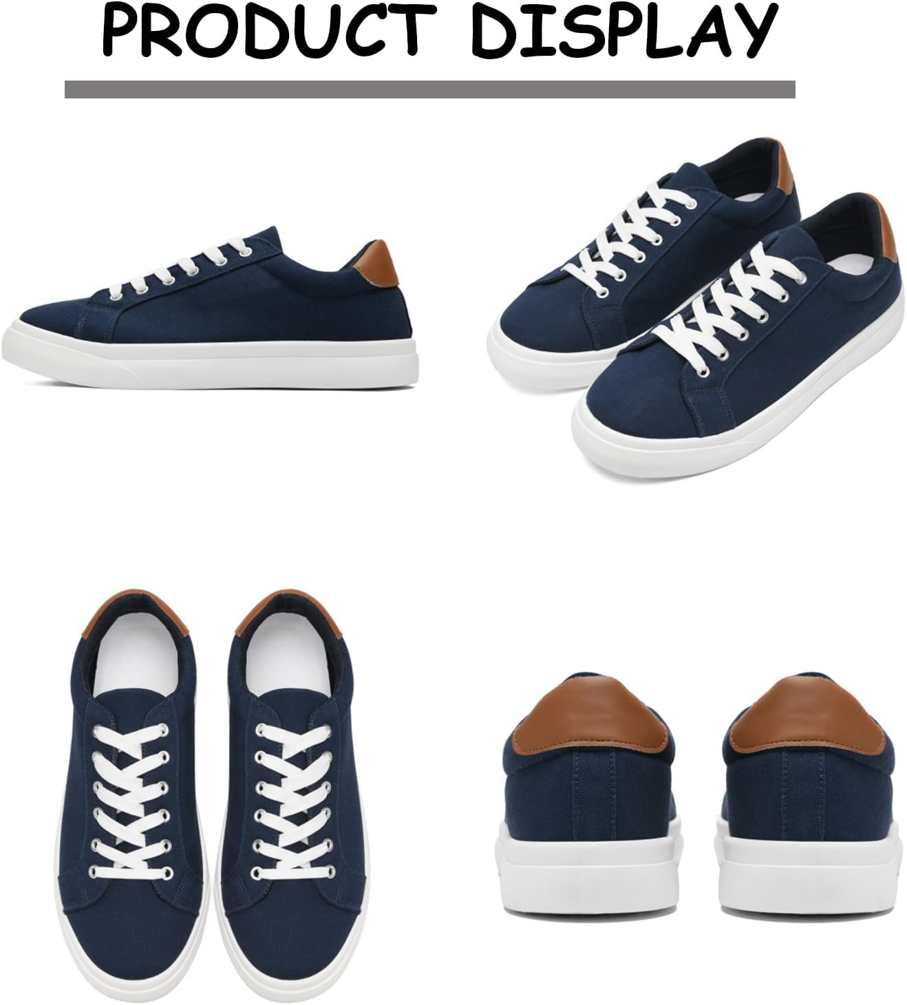 Canvas Shoes for Women and Men Low Top Lace Up Shoes able Tennis Shoes, Women Fashion Sneakers Classic Casual Shoes - Image 2