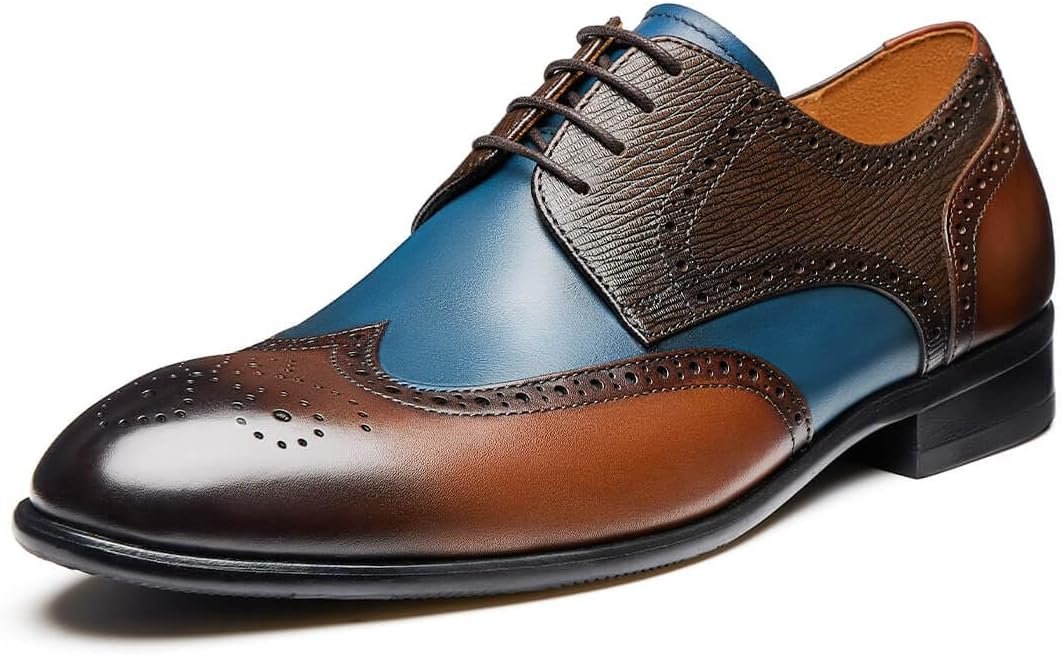Men's Two-Tone Oxford Shoes