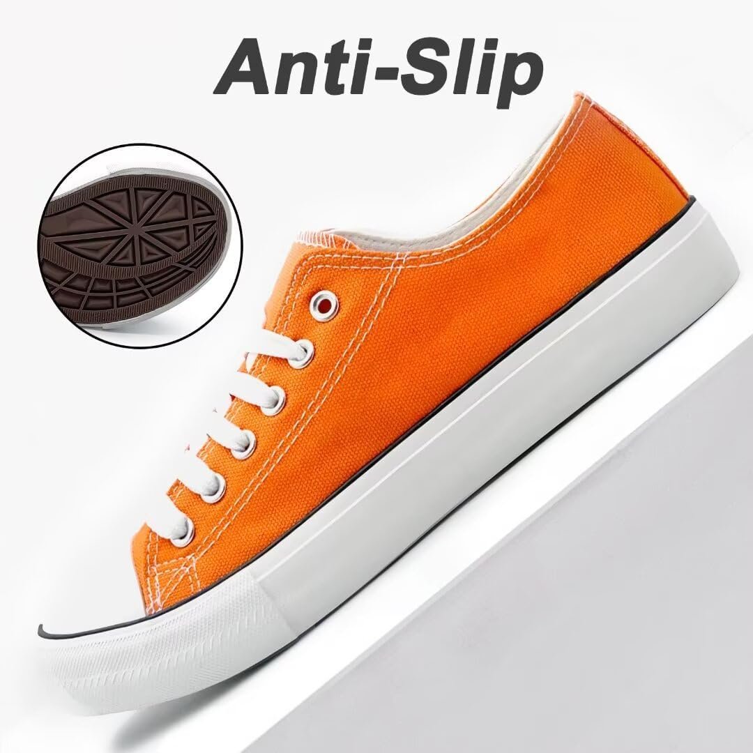 Unisex Low Top Lace Up Casual Canvas Shoes for Women and Men, able Lightweight Classic Fashion Sneakers Popular - Image 2