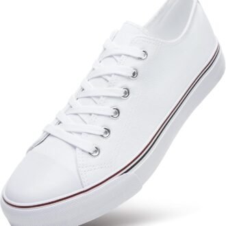 Mens Classic Casual Shoes,Lace-up Fashion Sneakers,Low Top Canvas Sneakers for Men