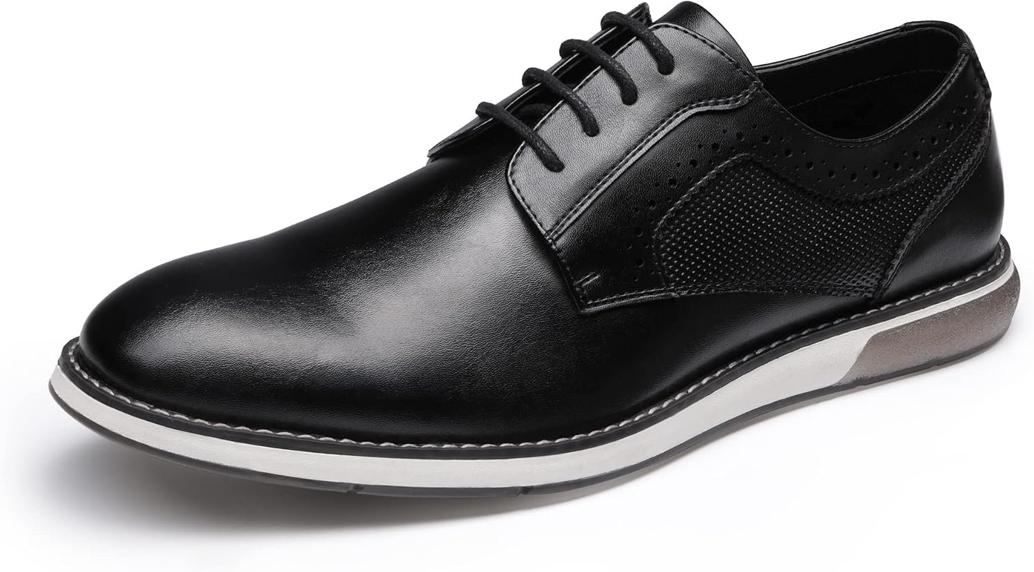 Men's Plain Toe Oxford Shoes Business Formal Derby Dress Sneakers