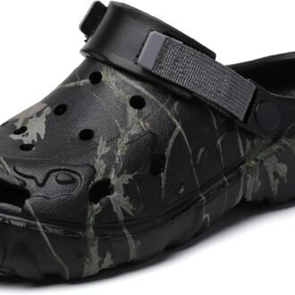 Men's Clogs Outdoor Athletic Sports Sandals Adult Slip On Garden Shoes Summer Water Beach Shoes Casual Slippers Lightweight Breathable Non Slip