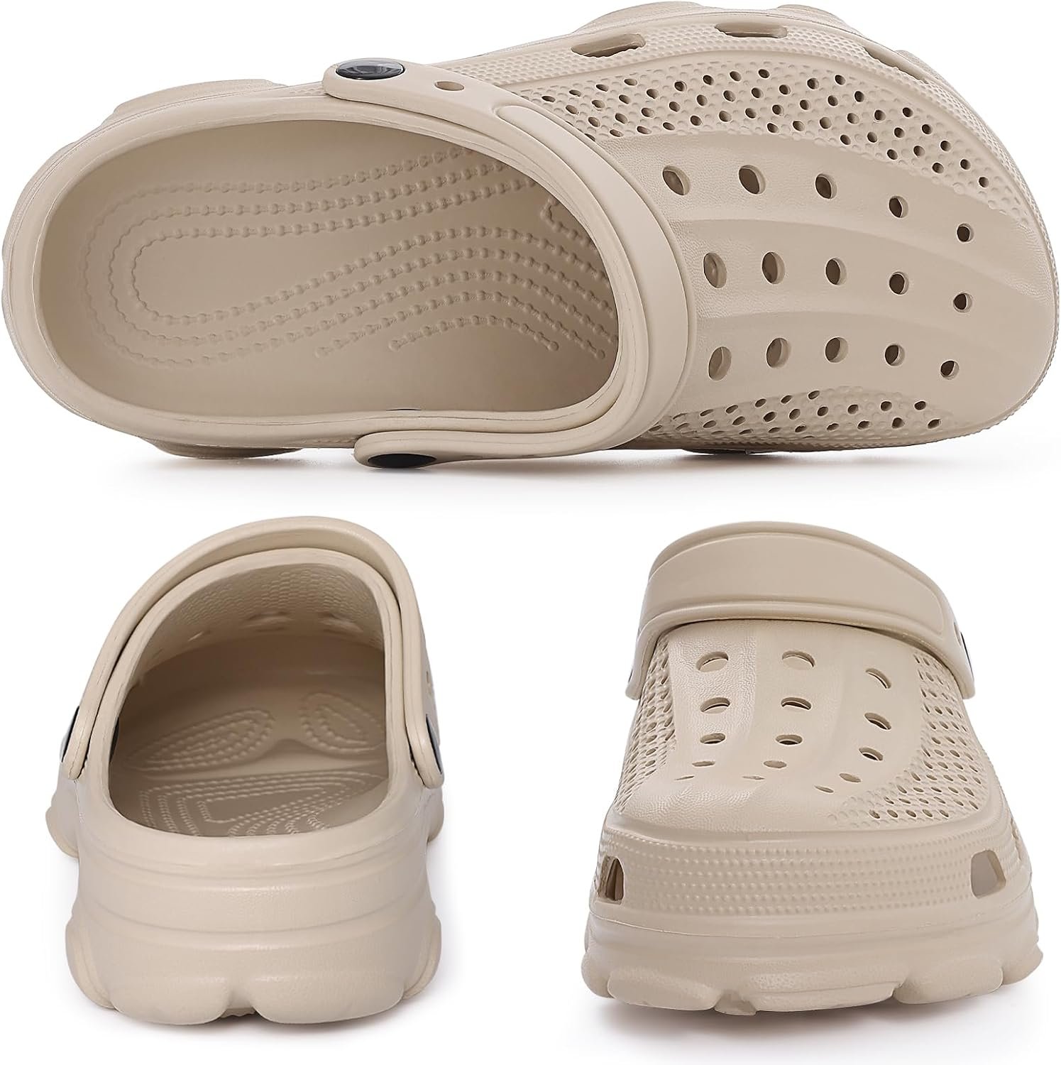 Women Mens Garden Clogs Shoes with Arch Support Unisex Slip-on Sandals - Image 2