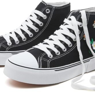Unisex Fashion High top Sneakers Women Classic High Tops Canvas Shoes Casual Tennis Shoes for Men
