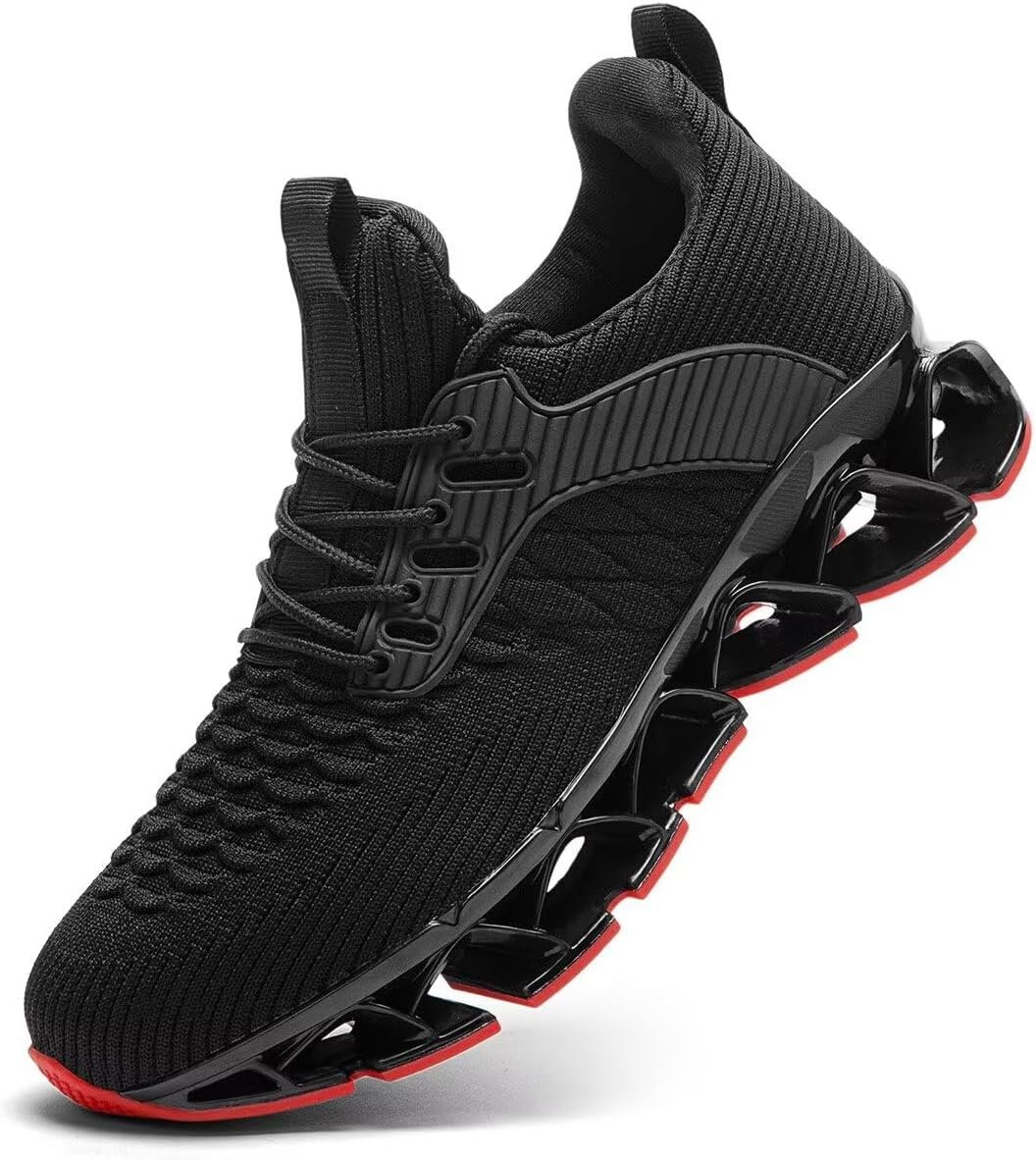 Mens Slip on Running Walking Shoes Casual Fashion Sneakers Comfort Non Slip Work Sport Athletic Trainer