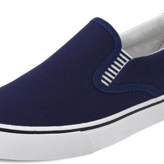 Mens Classic Canvas Shoes Slip on Sneakers Loafers Shoes Casual Fashion Shoes