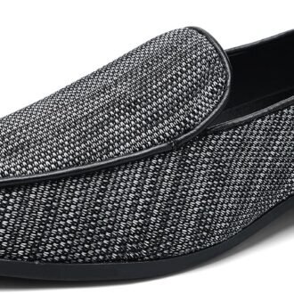 Mens Dress Loafers Tuxedo Suit Slip on Shoes