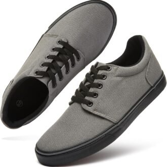 Mens Canvas Shoes Classic Men's Canvas Sneakers Low Top Tennis Shoes Lace up able Skate Casual Shoes