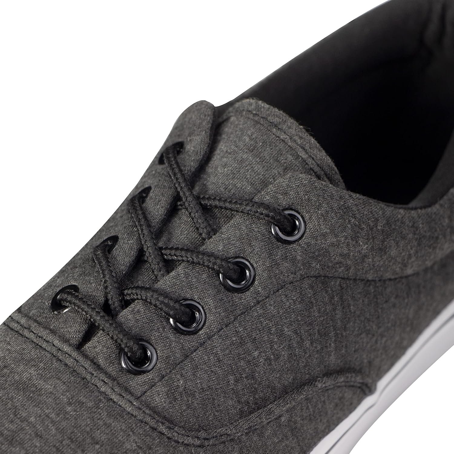 Men's Black Classic Low Top Shoes Canvas Fashion Sneaker with Soft Insole Cal Dress Shoes for Men able Walking Shoes - Image 2